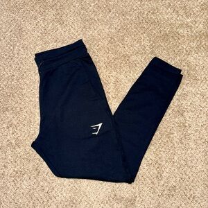 Gymshark Black Fleece Joggers Men’s Small Slim Fit Sweatpants